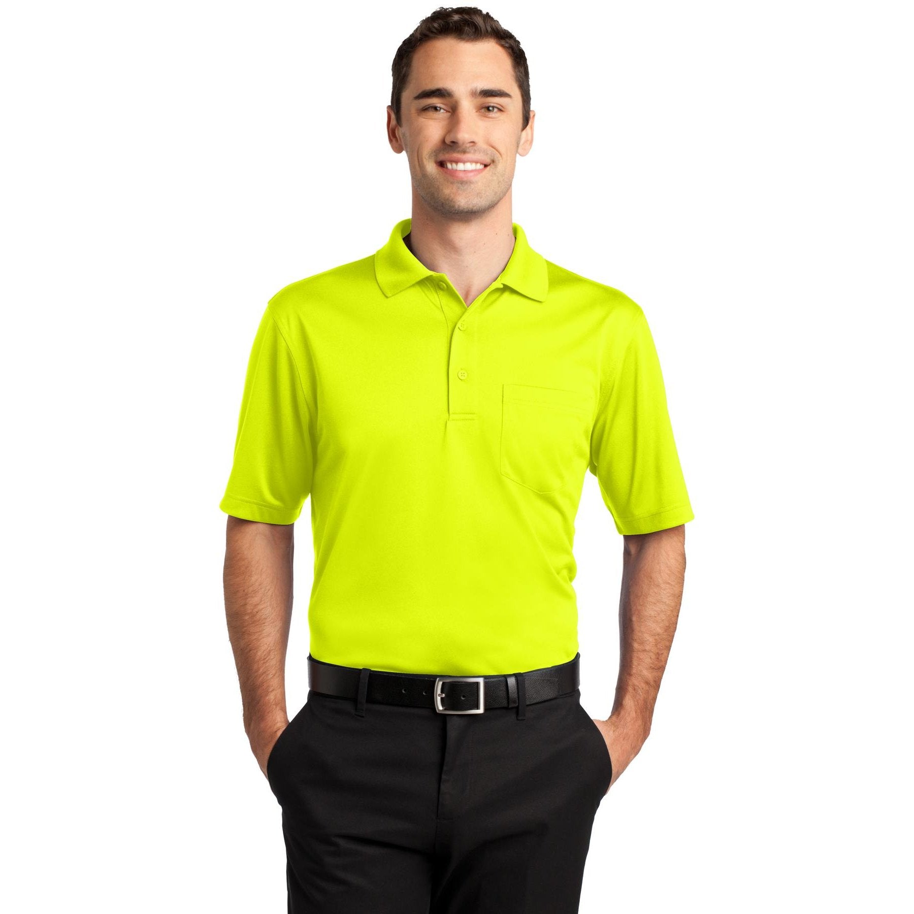 CornerStone-CornerStone® Select Snag-Proof Pocket Polo. CS412P-MedTech-5